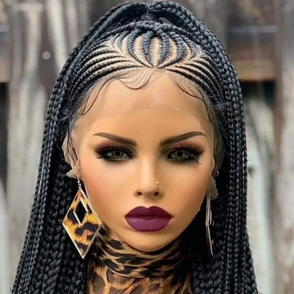 Cornrow braided wig - Picture 3 of 7